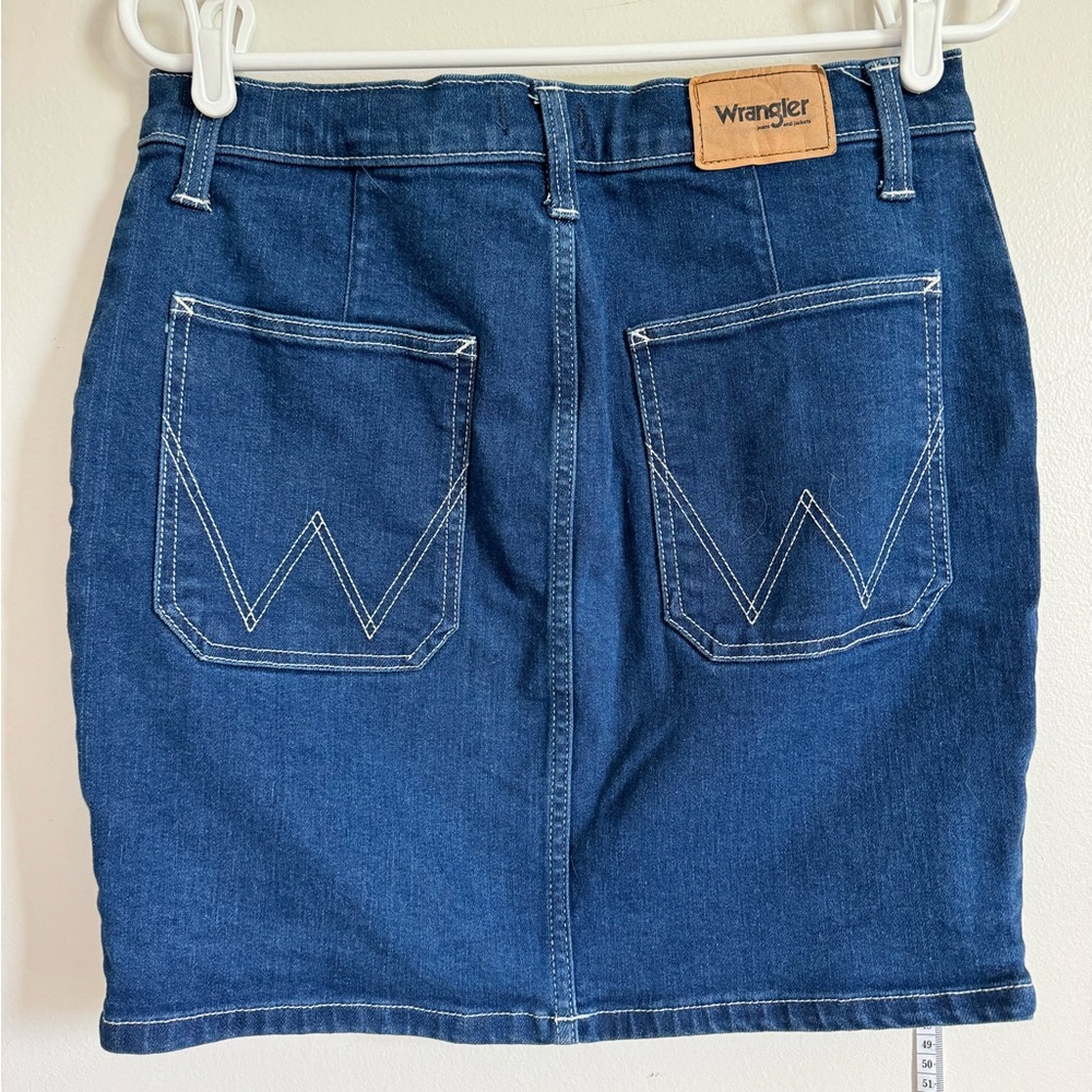 Wrangler Denim Mini Skirt, Size M